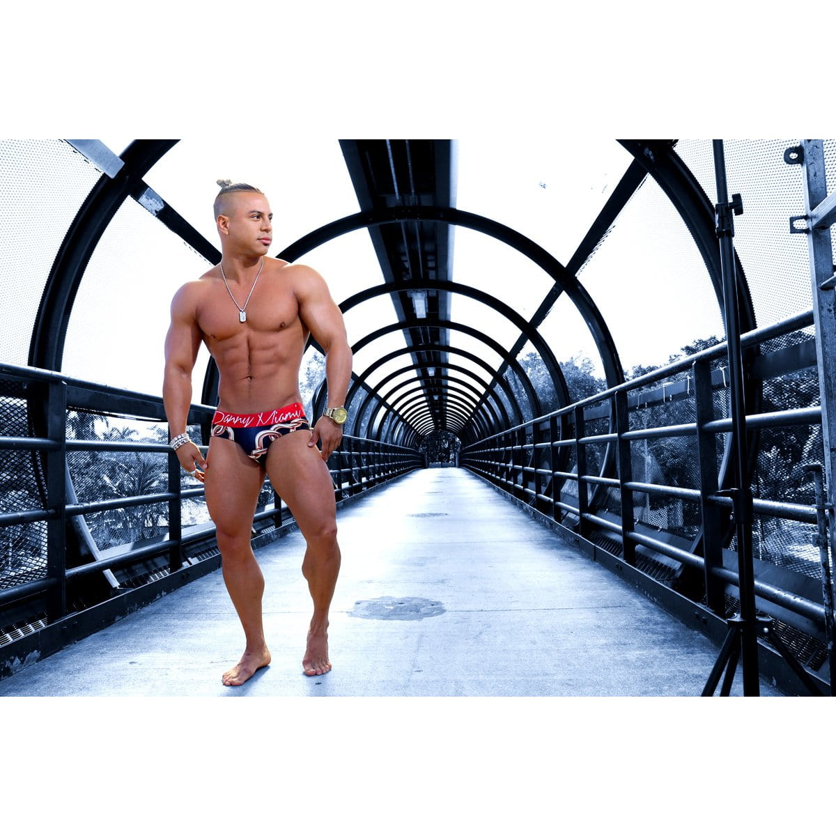 Black Links - Underwear Brief -  TOP Fashion Brand DANNY MIAMI  - Undies with sexy low cut
