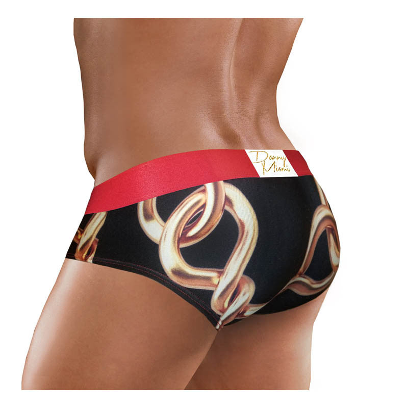 Black Links - Underwear Brief -  TOP Fashion Brand DANNY MIAMI  - Undies with sexy low cut