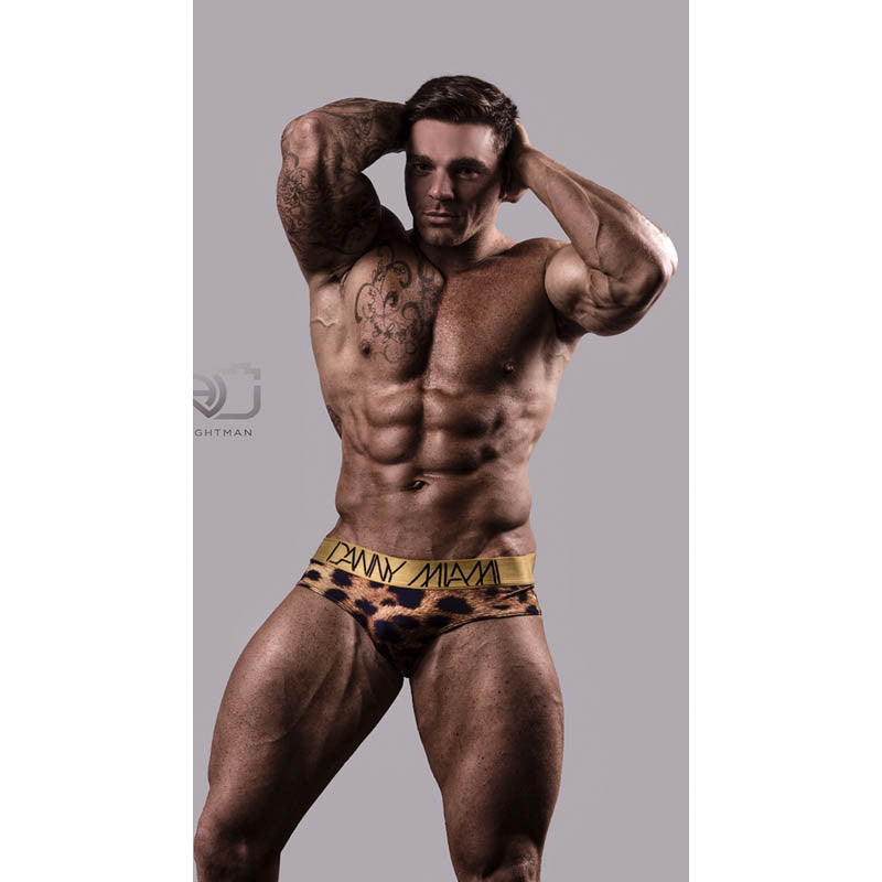 Cheetah - Underwear Brief - TOP Fashion Brand DANNY MIAMI - Undies with sexy low cut