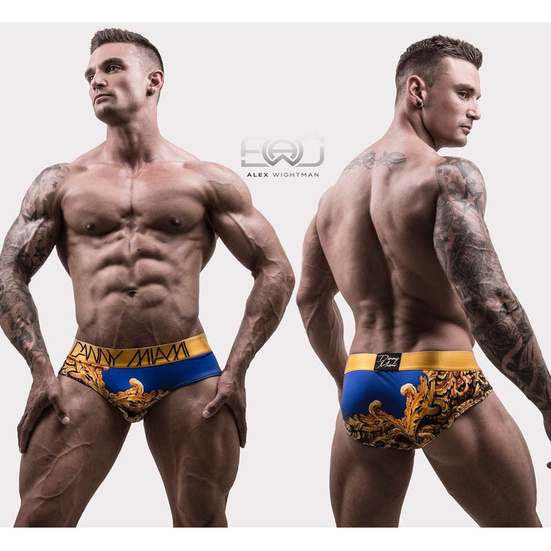 Royal Blue - Underwear Brief -  TOP Fashion Brand DANNY MIAMI  - Undies with sexy low cut