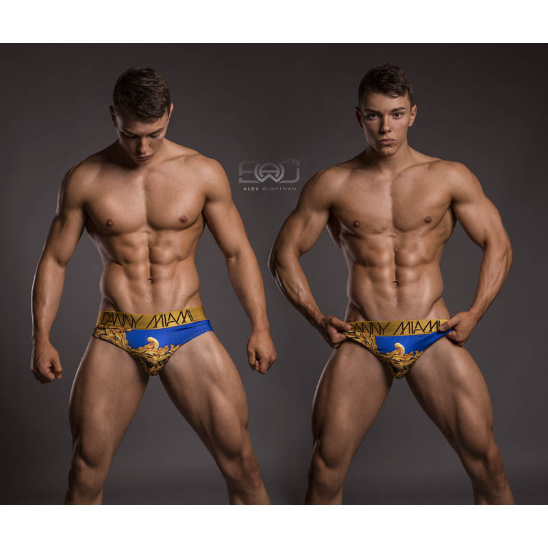 Royal Blue - Underwear Brief -  TOP Fashion Brand DANNY MIAMI  - Undies with sexy low cut