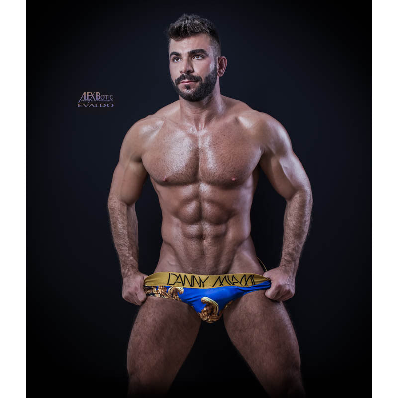 Royal Blue - Underwear Brief -  TOP Fashion Brand DANNY MIAMI  - Undies with sexy low cut