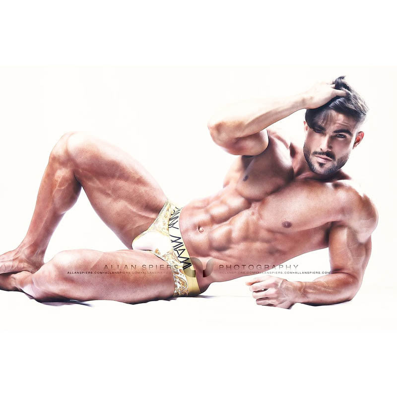 Royal White - Underwear Brief -  TOP Fashion Brand DANNY MIAMI  - Undies with sexy low cut