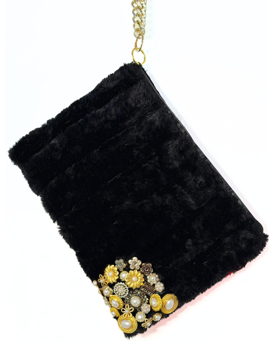 BASEL Bag by Danny Miami – Faux Fur Designer Handbag for Men