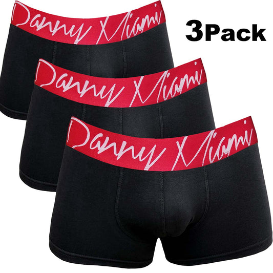 3Pack Red Black Boxer