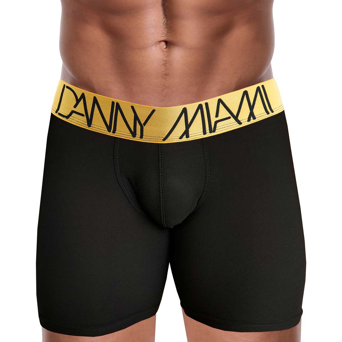 Gold Black Long Boxer