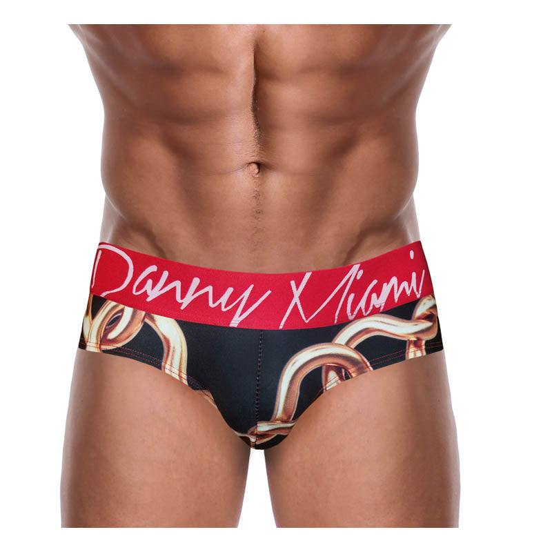 Black Links - Underwear Brief -  TOP Fashion Brand DANNY MIAMI  - Undies with sexy low cut 