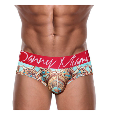 Lord Teal - Underwear Brief -  TOP Fashion Brand DANNY MIAMI  - Undies with sexy low cut