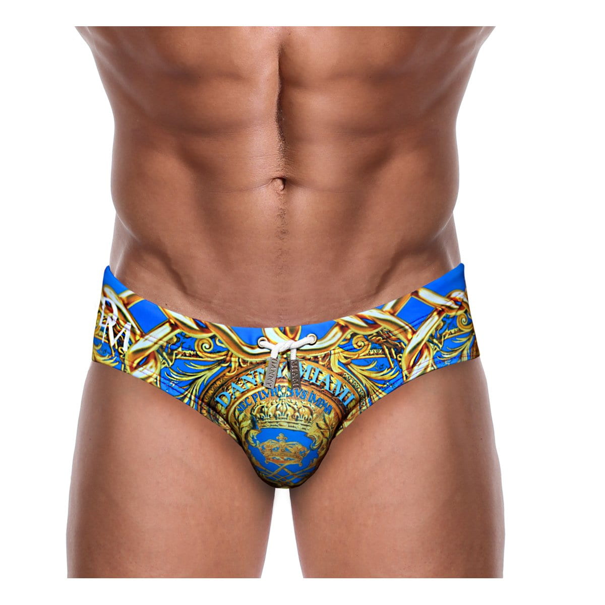 men swimsuit - Luxury Brand - Swim brief - Danny Miami - Made in USA - Swimwear for men - Lord Sky