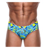 men swimsuit - Luxury Brand - Swim brief - Danny Miami - Made in USA - Swimwear for men - Lord Lime