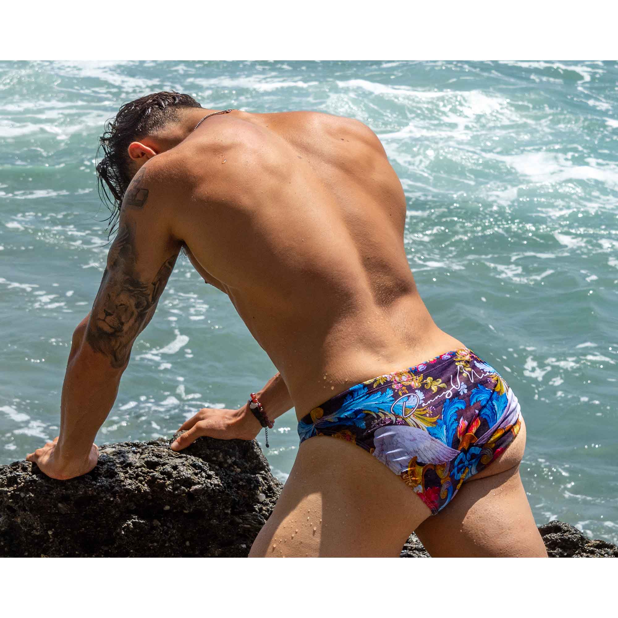 Men Swimsuit - Saint Dkini X - Men's Swimwear - Men's Swim Briefs - DANNY  MIAMI