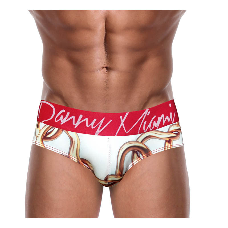 White Links - Underwear Brief -  TOP Fashion Brand DANNY MIAMI  - Undies with sexy low cut 