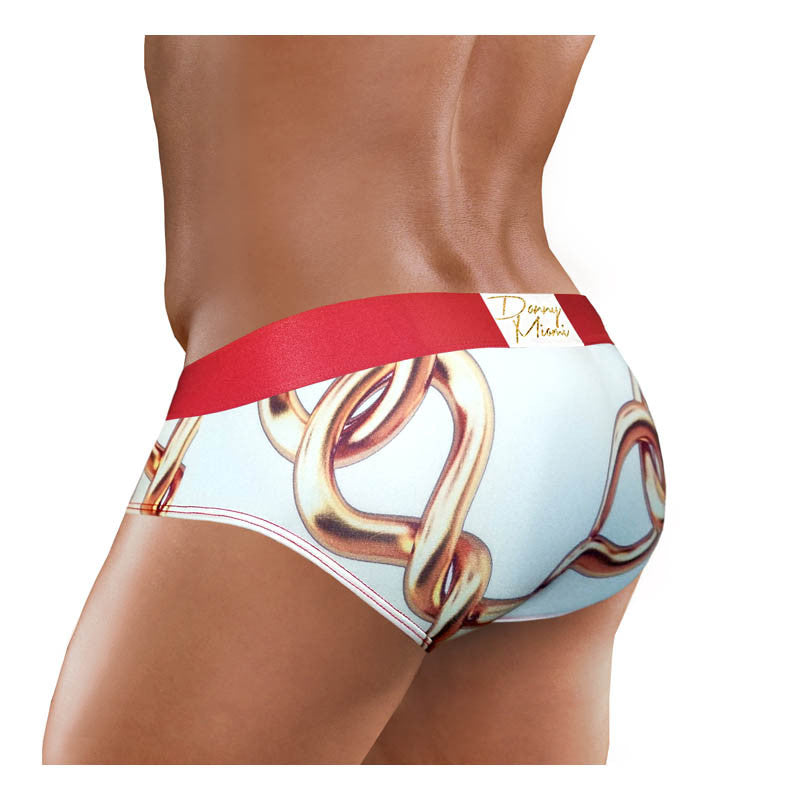 White Links - Underwear Brief -  TOP Fashion Brand DANNY MIAMI  - Undies with sexy low cut 