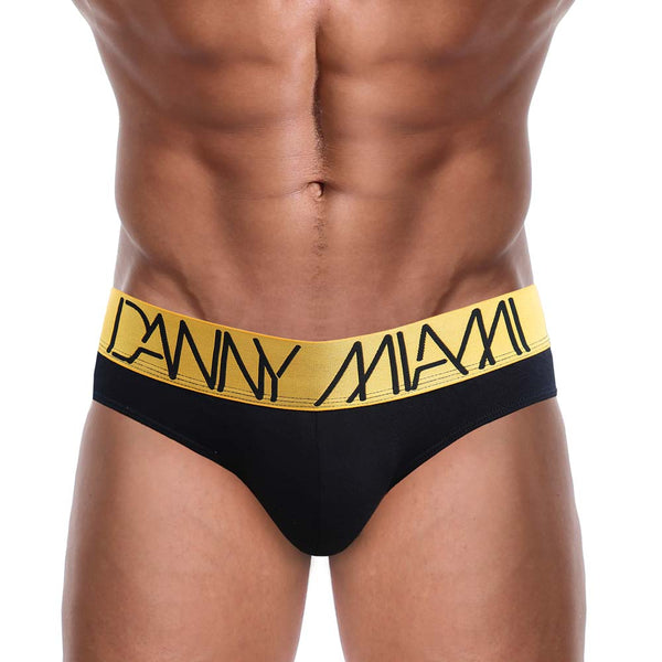 Gold Black Mini Brief - Men Underwear Brief - Men's Briefs - Men's Printed  Underwear - DANNY MIAMI
