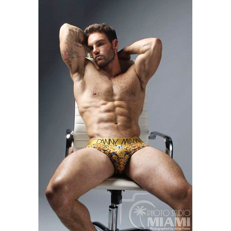 Leopard - Underwear Brief -  TOP Fashion Brand DANNY MIAMI  - Undies with sexy low cut 