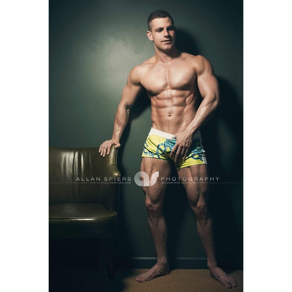 Men Swimwear Beach Short - Danny Miami luxury brand - Swimwear gym workout shorts  - Lord Lime
