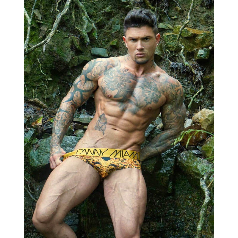 Royal Black - Underwear Brief -  TOP Fashion Brand DANNY MIAMI  - Undies with sexy low cut 