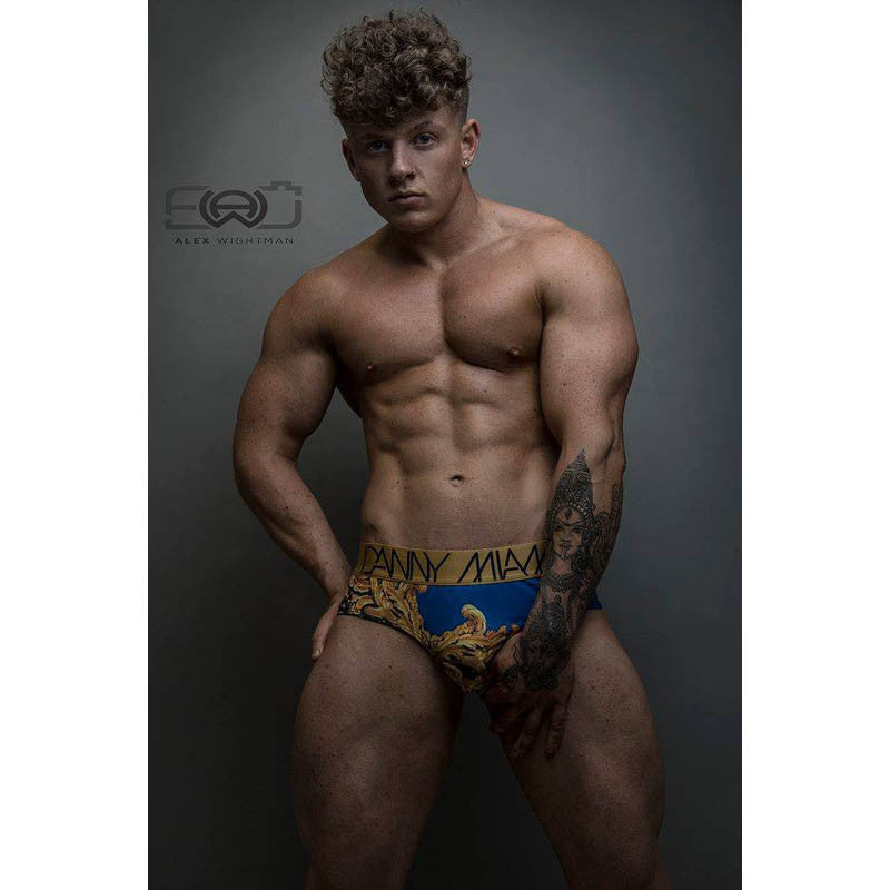 Royal Blue - Underwear Brief -  TOP Fashion Brand DANNY MIAMI  - Undies with sexy low cut 