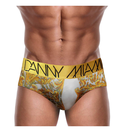 Royal White - Underwear Brief -  TOP Fashion Brand DANNY MIAMI  - Undies with sexy low cut 